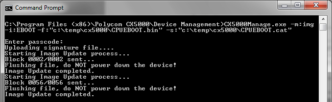 Install Boot Rom Polycomp