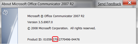 microsoft office communicator 2007 r2 product